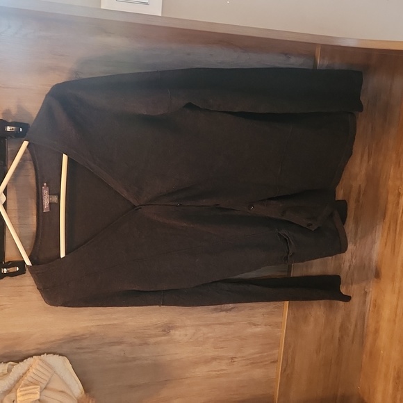 Toad & Co. Cardigan Women's Size S Gray Wool Blend Lightweight Pocket - Picture 1 of 5